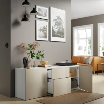 IKEA SELSVIKEN Front usa/sertar, lucios bej, 60x38 cm