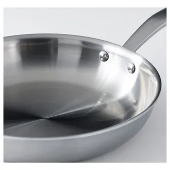 IKEA SENSUELL Tigaie, inox/gri, 28 cm