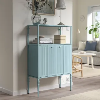 IKEA SÅGMÄSTARE Corp, gri deschis-bleu, 83x36x128 cm
