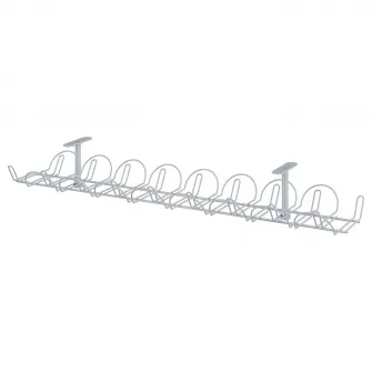 IKEA SIGNUM Organizator cabluri orizontal, argintiu, 70 cm