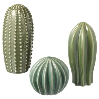 IKEA SJÄLSLIGT Set decoratiuni, 3 buc, verde