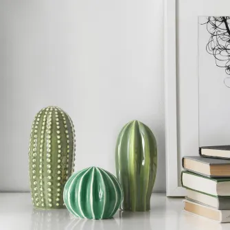 IKEA SJÄLSLIGT Set decoratiuni, 3 buc, verde