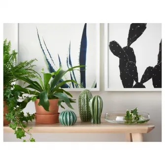 IKEA SJÄLSLIGT Set decoratiuni, 3 buc, verde