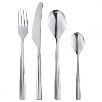 IKEA SJUGÄLSHAJ Set tacamuri, 24 piese, inox