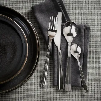 IKEA SJUGÄLSHAJ Set tacamuri, 24 piese, inox