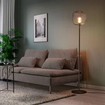 IKEA SKAFTET Baza lampadar, negru