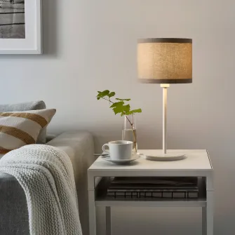 IKEA SKAFTET Baza veioza, alb, 30 cm