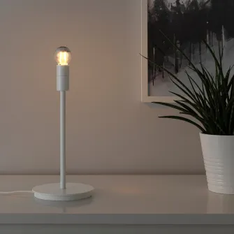 IKEA SKAFTET Baza veioza, alb, 30 cm