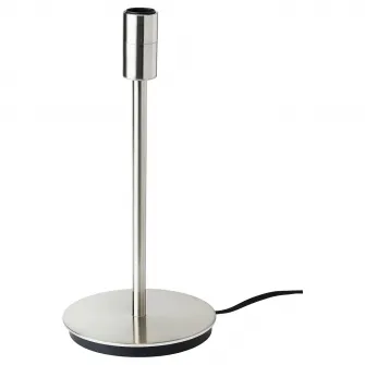 IKEA SKAFTET Baza veioza, nichelat, 30 cm