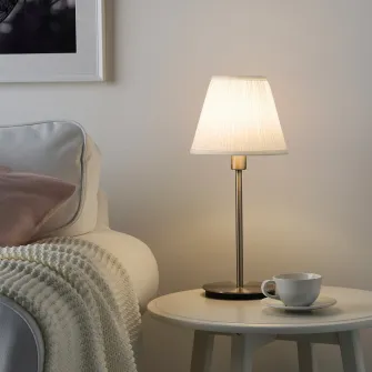 IKEA SKAFTET Baza veioza, nichelat, 30 cm