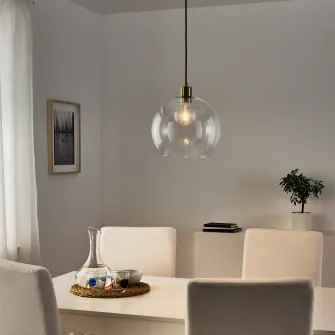 IKEA SKAFTET Set cablaj lampa, textil alamit, 1.4 m