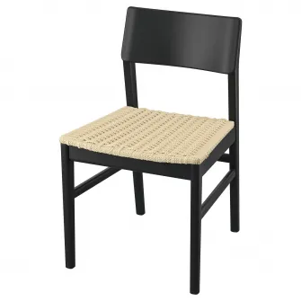 IKEA SKANSNÄS Scaun, negru fag