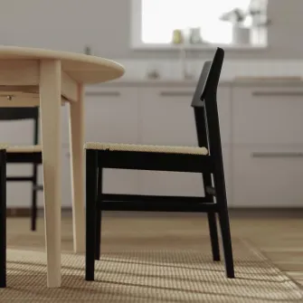 IKEA SKANSNÄS Scaun, negru fag