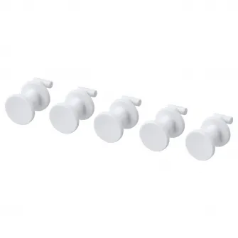 IKEA SKÅDIS Carlig, alb, 19 mm