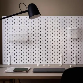 IKEA SKÅDIS Cos depozitare, set 3 buc., alb
