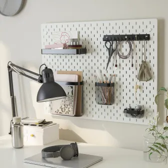 IKEA SKÅDIS Cuier carlige, negru