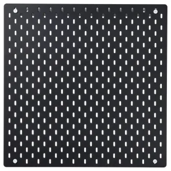 IKEA SKÅDIS Panou perforat, negru, 56x56 cm
