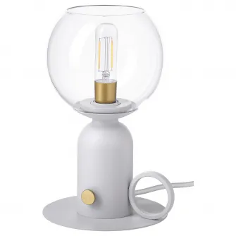 IKEA ÅSKMULLER Veioza, intensitate reglabila gri, 24 cm
