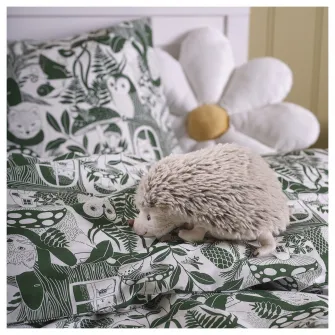 IKEA SKOGSDUVA Jucarie de plus, arici/bej, 21 cm