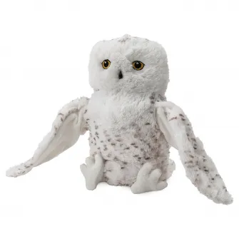 IKEA SKOGSDUVA Jucarie de plus, marioneta/bufnita cu zapada alb, 25 cm