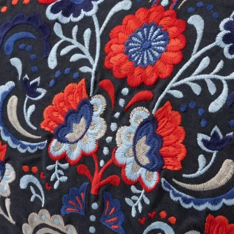 IKEA SKOGSKORN Perna, gri inchis/multicolor, 40x65 cm