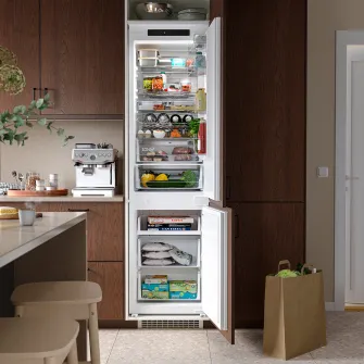 IKEA SKOGSNÄS Frigider/congelator, IKEA 700 integrat, 213/87 l