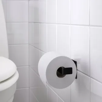 IKEA SKOGSVIKEN Suport rola hartie, negru