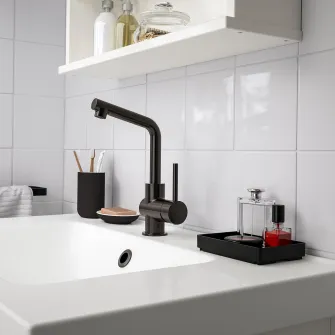 IKEA SKOGSVIKEN Tava, negru, 10x15 cm