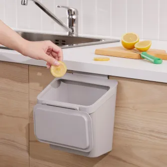 IKEA SKOLÄST Cos deseuri pentru corp cu usa, gri