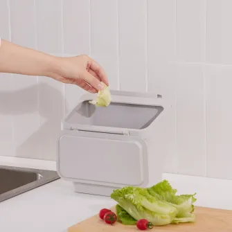 IKEA SKOLÄST Cos deseuri pentru corp cu usa, gri