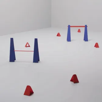 IKEA SKRATTMÅS Cursa cu obstacole