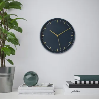 IKEA SKÄRIG Ceas perete, albastru, 26 cm