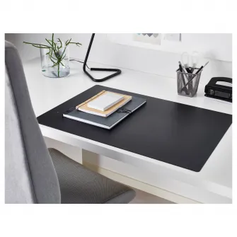 IKEA SKRUTT Protectie birou, negru, 65x45 cm