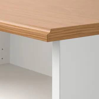 IKEA SKRUVBY Comoda TV, alb, 156x38x60 cm