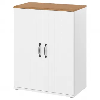 IKEA SKRUVBY Corp cu usi, alb, 70x90 cm