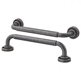 IKEA SKRUVSHULT Maner, antracit, 152 mm