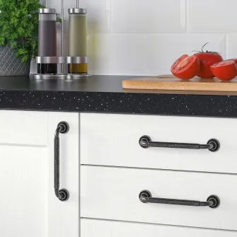 IKEA SKRUVSHULT Maner, antracit, 152 mm