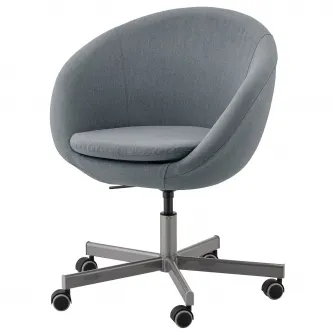 IKEA SKRUVSTA Scaun rotativ, Vissle gri