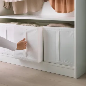IKEA SKUBB Cutie, alb, 31x34x33 cm