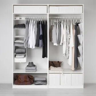 IKEA SKUBB Cutie, alb, 31x55x33 cm