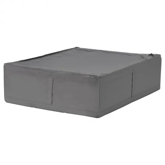 IKEA SKUBB Cutie depozitare, gri inchis, 65x53x19 cm