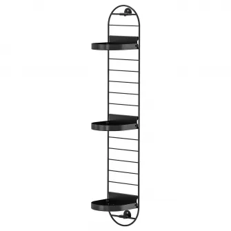 IKEA SKUGGRÖNA Suport plante pe perete, negru, 78 cm