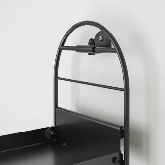 IKEA SKUGGRÖNA Suport plante pe perete, negru, 78 cm