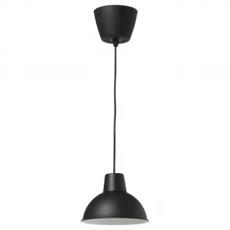 IKEA SKURUP Lustra, negru, 19 cm