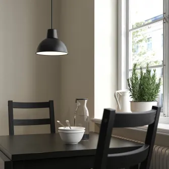 IKEA SKURUP Lustra, negru, 19 cm
