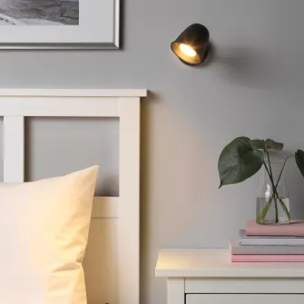 IKEA SKURUP Aplica, impamantare, negru