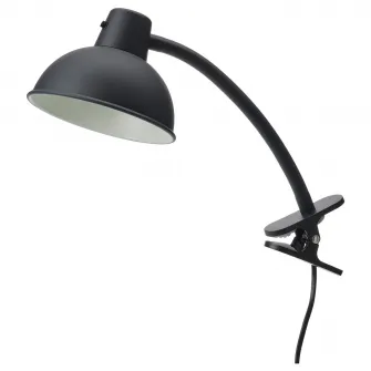 IKEA SKURUP Spot cu clema, negru