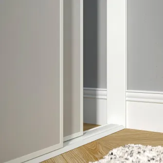 IKEA SKYTTA Bara oprire, 2 sine, set 2 buc., alb