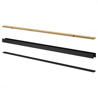 IKEA SKYTTA Sina cadru usa glisanta, 2 sine negru