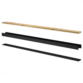 IKEA SKYTTA Sina cadru usa glisanta, 3 sine negru